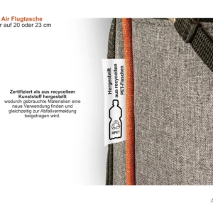 Flugtasche. Reisetasche für Haustiere. Transporttasche für Hunde und Katzen. Annitano AIR Hundeflugtasche.